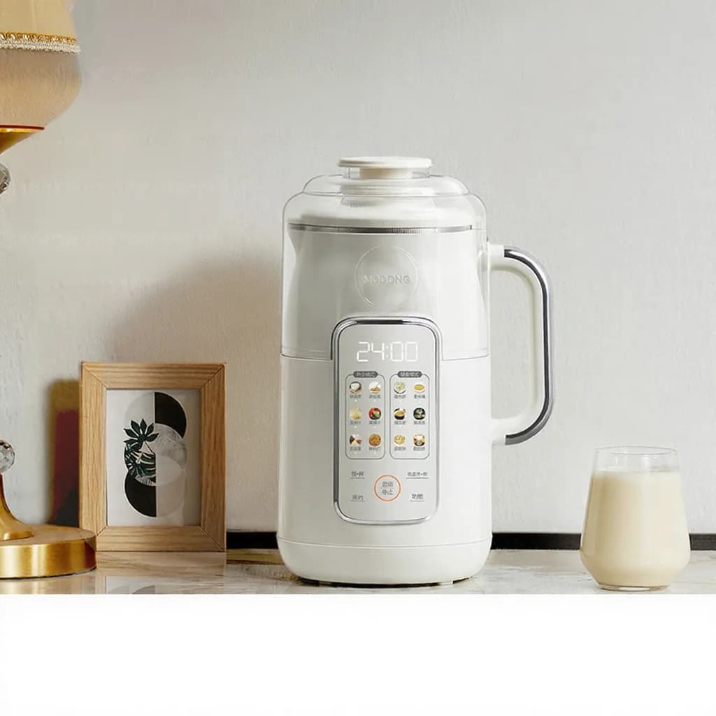 Máy xay nấu sữa đậu nành 1.2L có gia nhiệt với lòng nồi inox