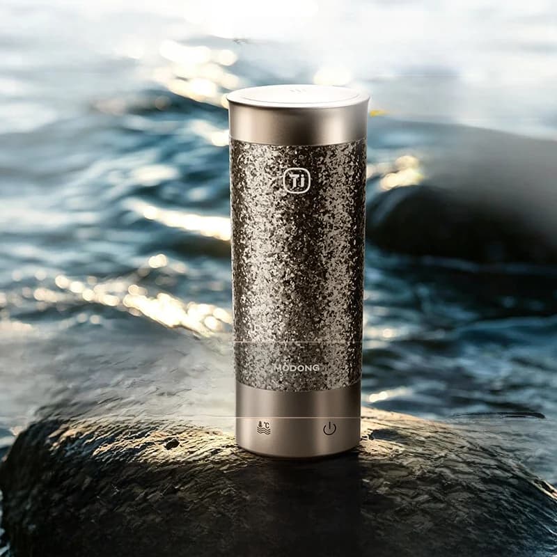 Cốc du lịch điện bằng titanium 350ml điều chỉnh nhiệt độ