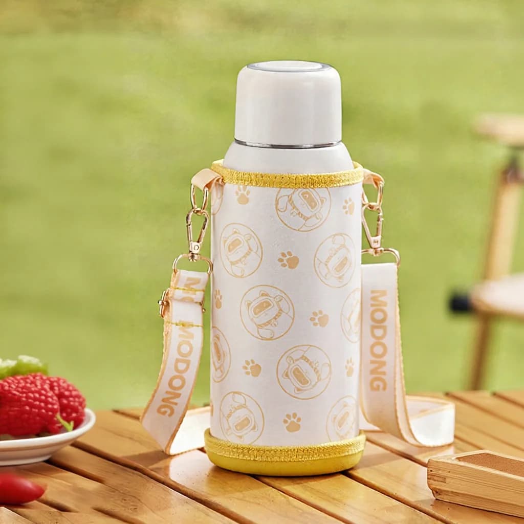Cốc ấm đun nước du lịch điện di động 600ml, ruột thép không gỉ 316