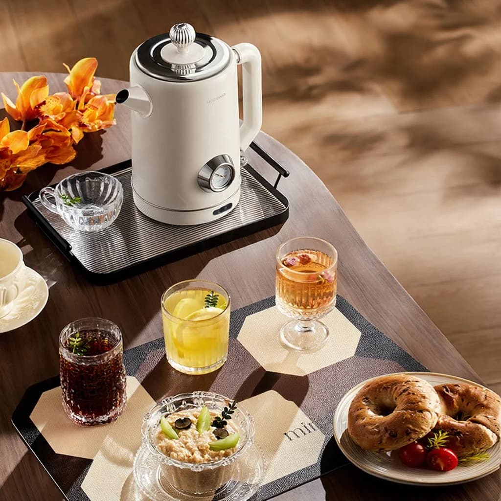 Ấm đun siêu tốc inox 304 1.8L giữ ấm 1500W