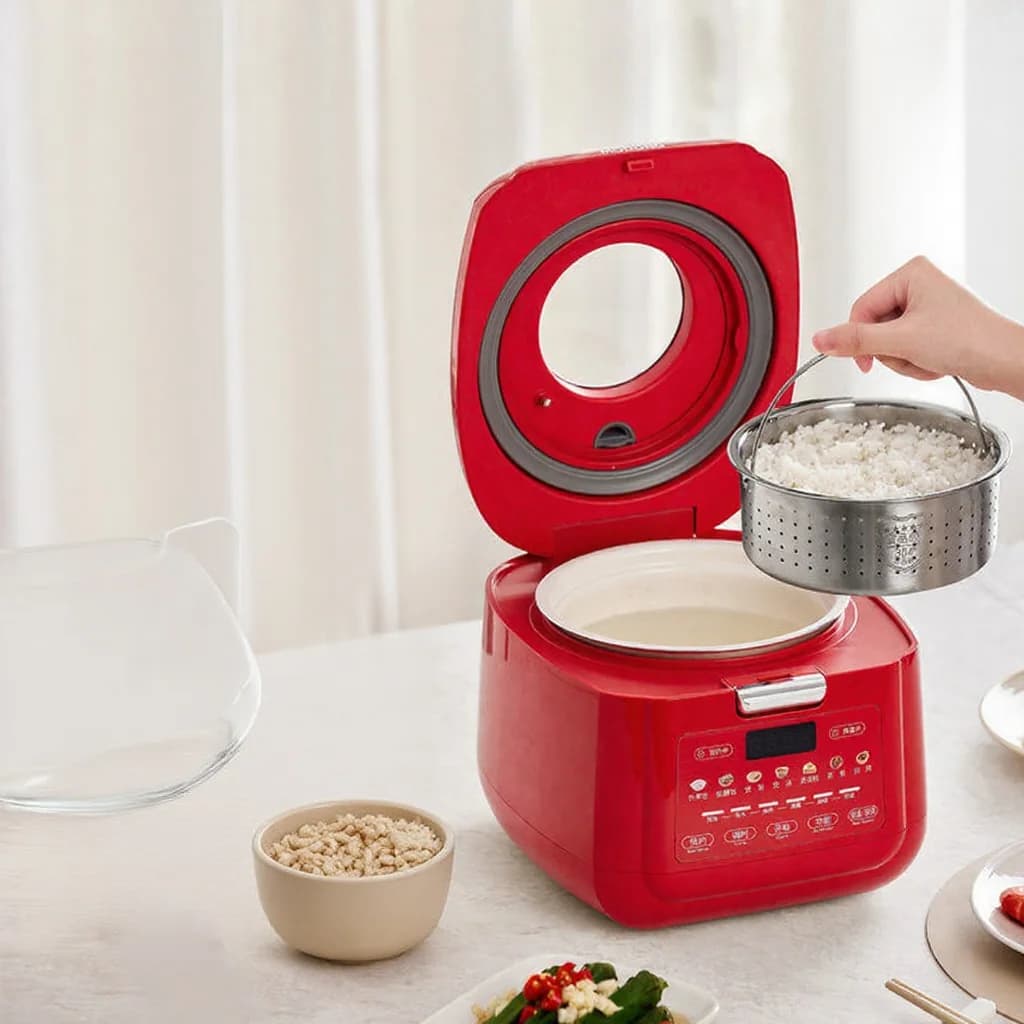 Nồi cơm điện 2L có nấu ít đường và giữ ấm