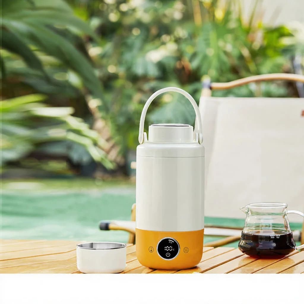 Cốc ấm điện di động 1L bằng thép không gỉ 316