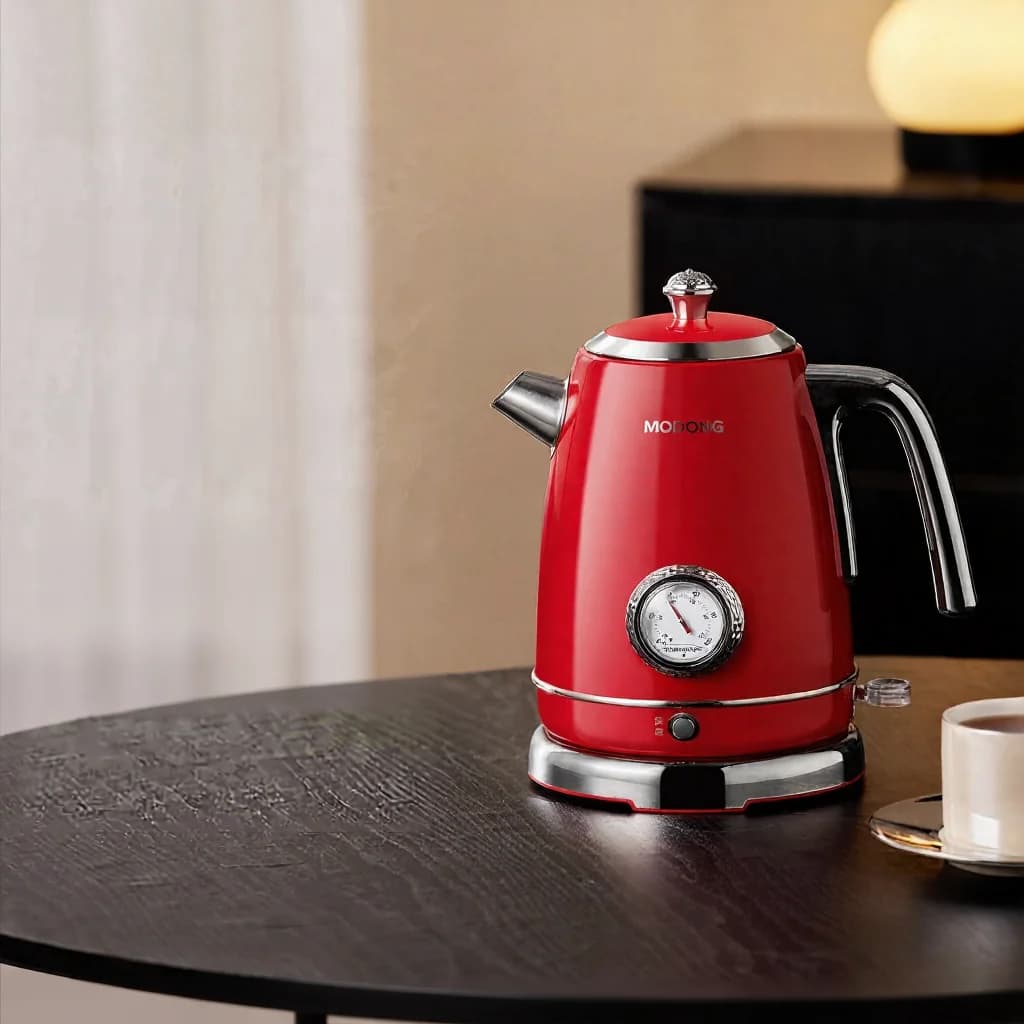 Ấm đun điện inox có màn hình nhiệt độ 1.8L