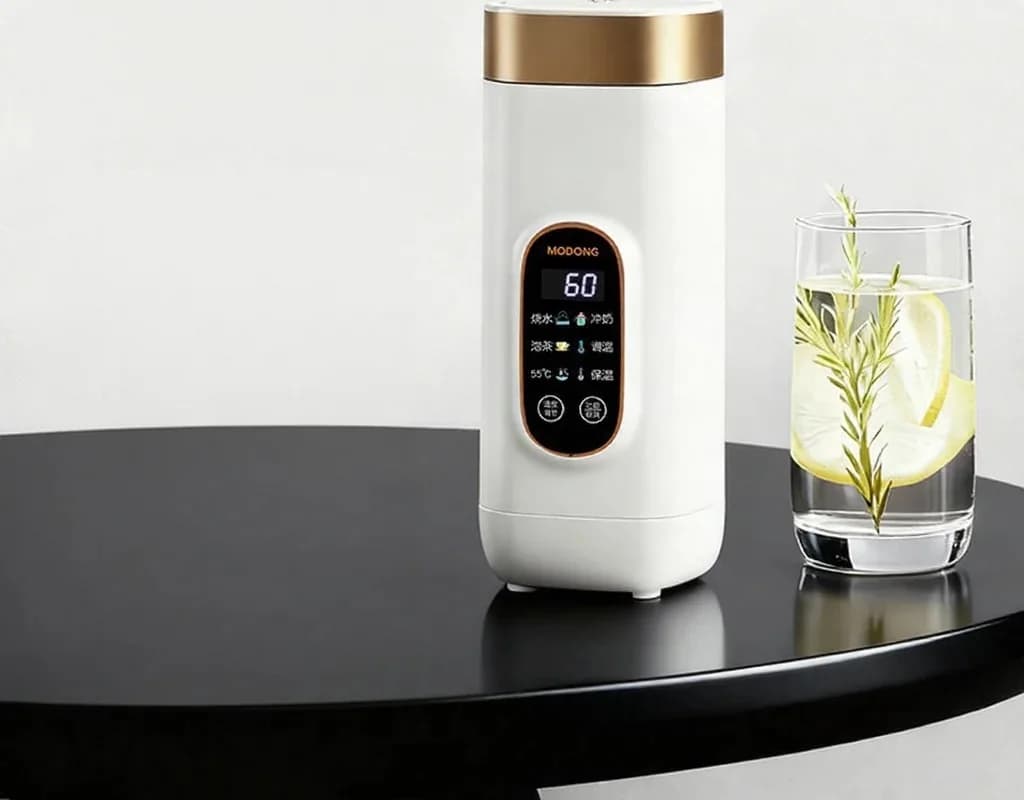 Cốc đun nước điện cầm tay có điều chỉnh nhiệt độ