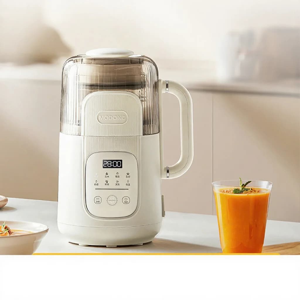 Máy làm sữa đậu nành đa năng 1.2L xay sinh tố có tự làm sạch