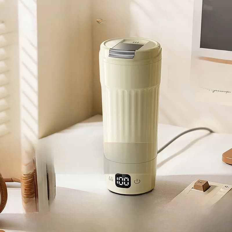 Cốc Đun Nước Điện Di Động Với 7 Mức Nhiệt Độ