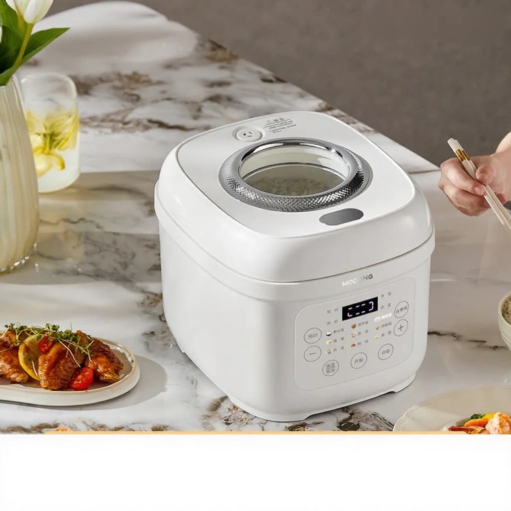 Nồi cơm điện 3L với lòng nồi gốm, 600W