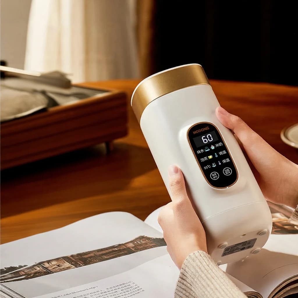 Cốc đun điện cầm tay có kiểm soát nhiệt độ