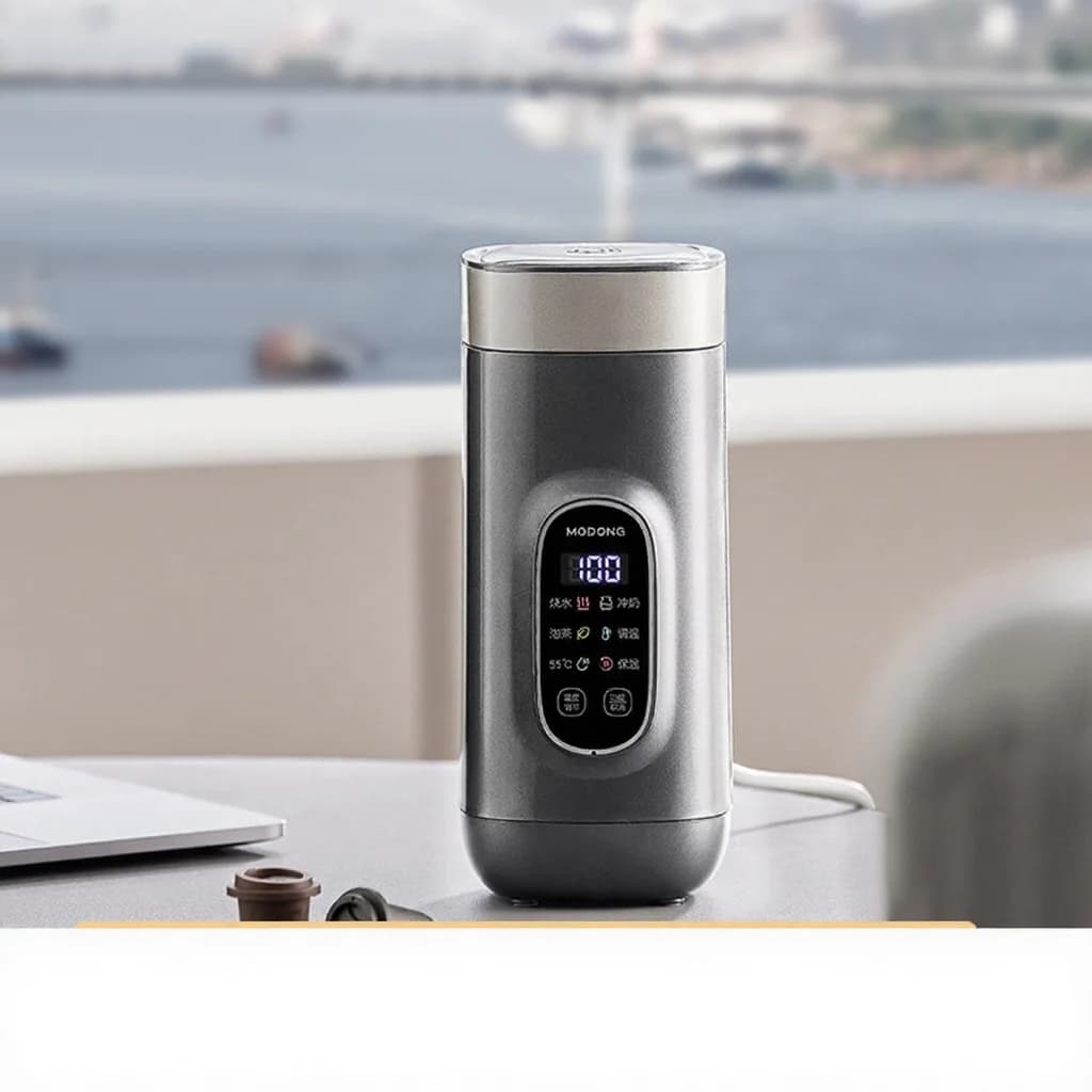 Cốc đun nước điện du lịch titanium 650ml, 220V