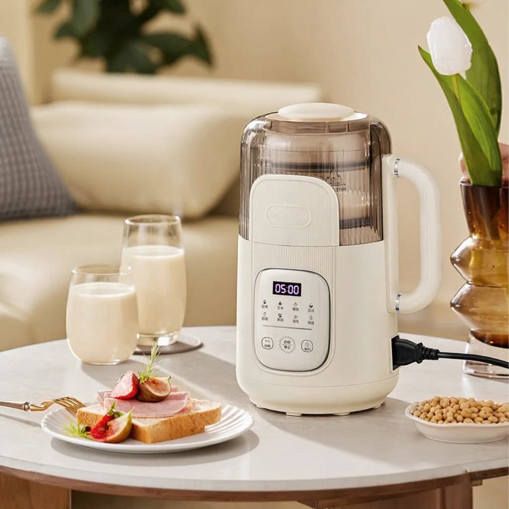 Máy xay gia nhiệt 1.2L, thân kính, điều khiển cảm ứng