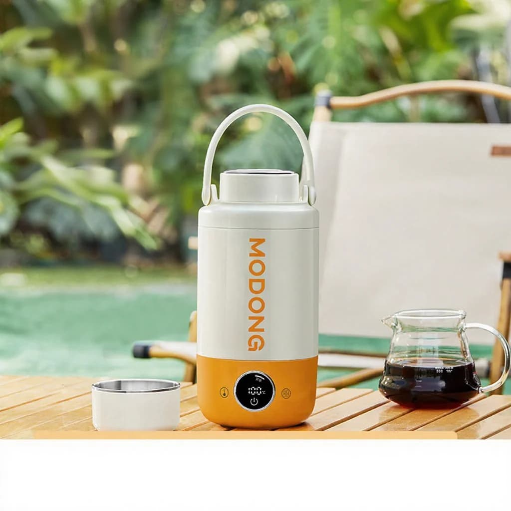 Cốc ấm điện di động 1L bằng thép không gỉ 316