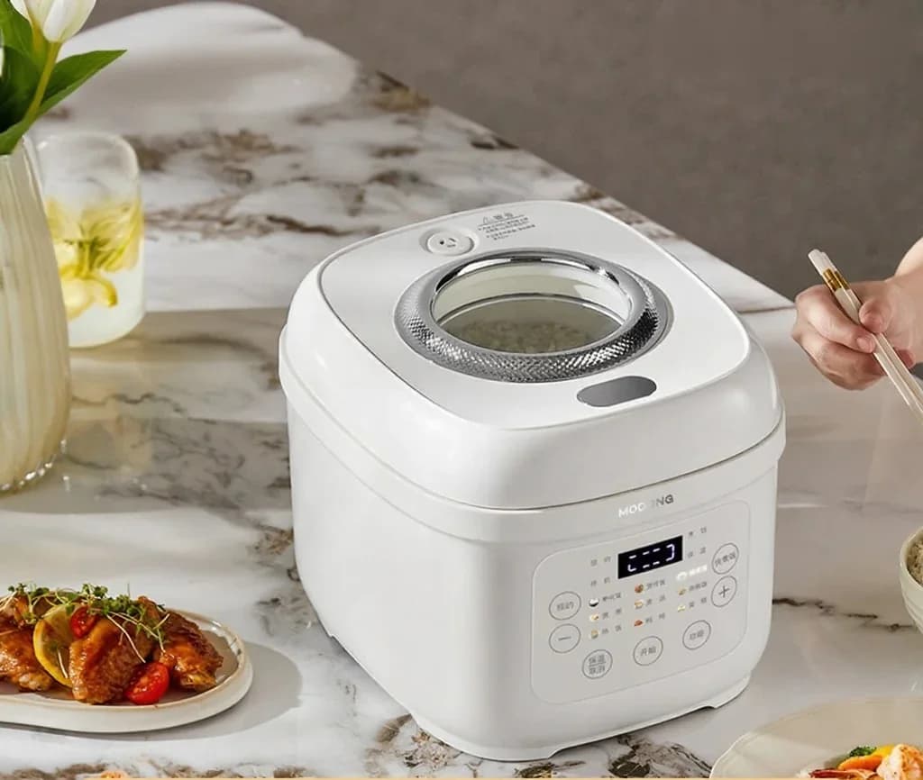 Nồi cơm điện 3L với lòng nồi gốm, 600W