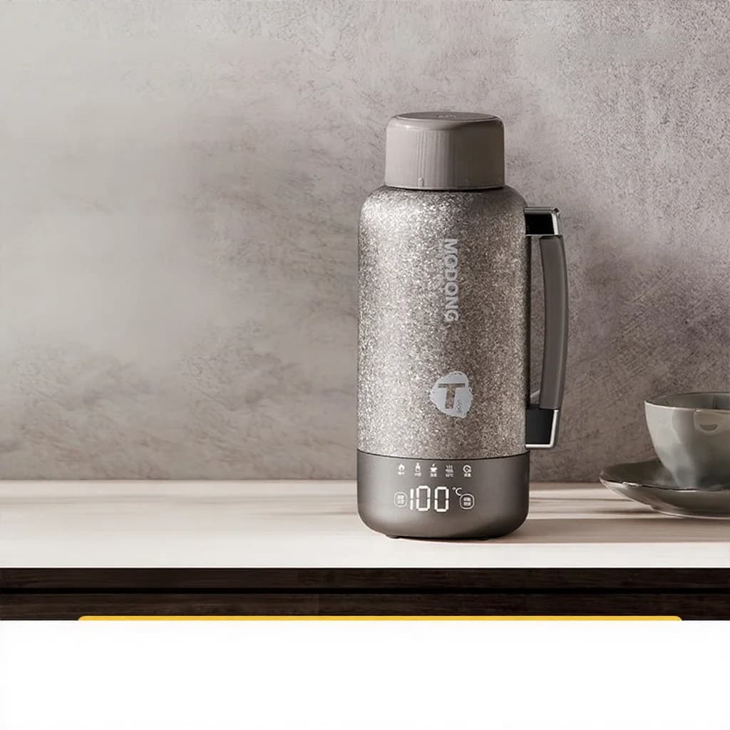 Ấm đun nước điện titanium di động 1L hai chế độ