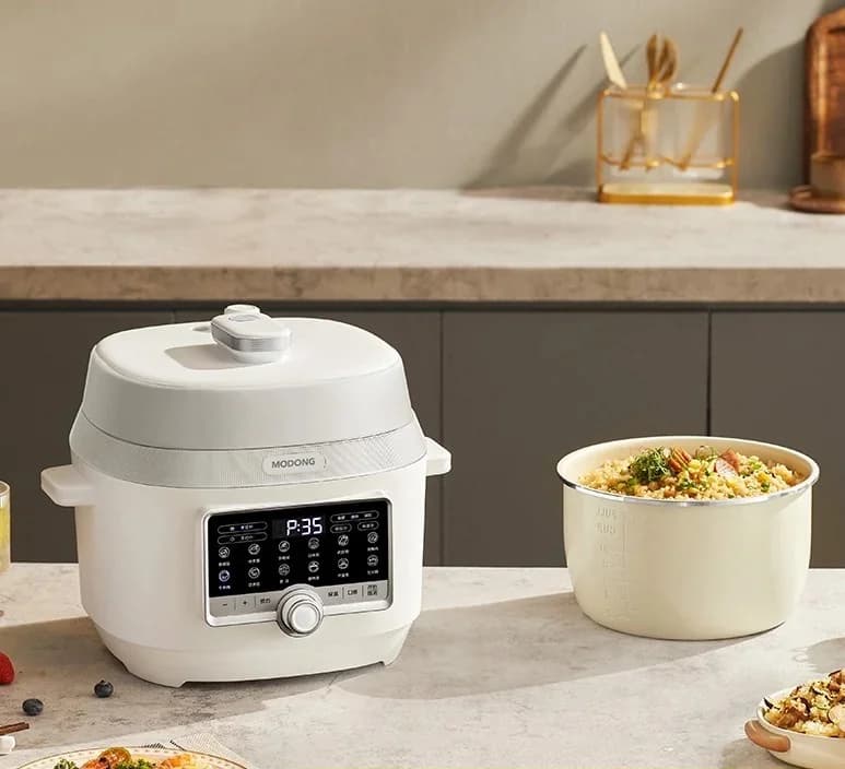 Nồi áp suất điện 5L với 2 lòng nồi