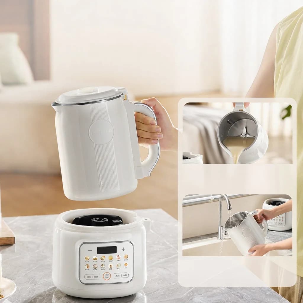 Máy xay đun nấu làm sữa đậu nành tự vệ sinh 800W