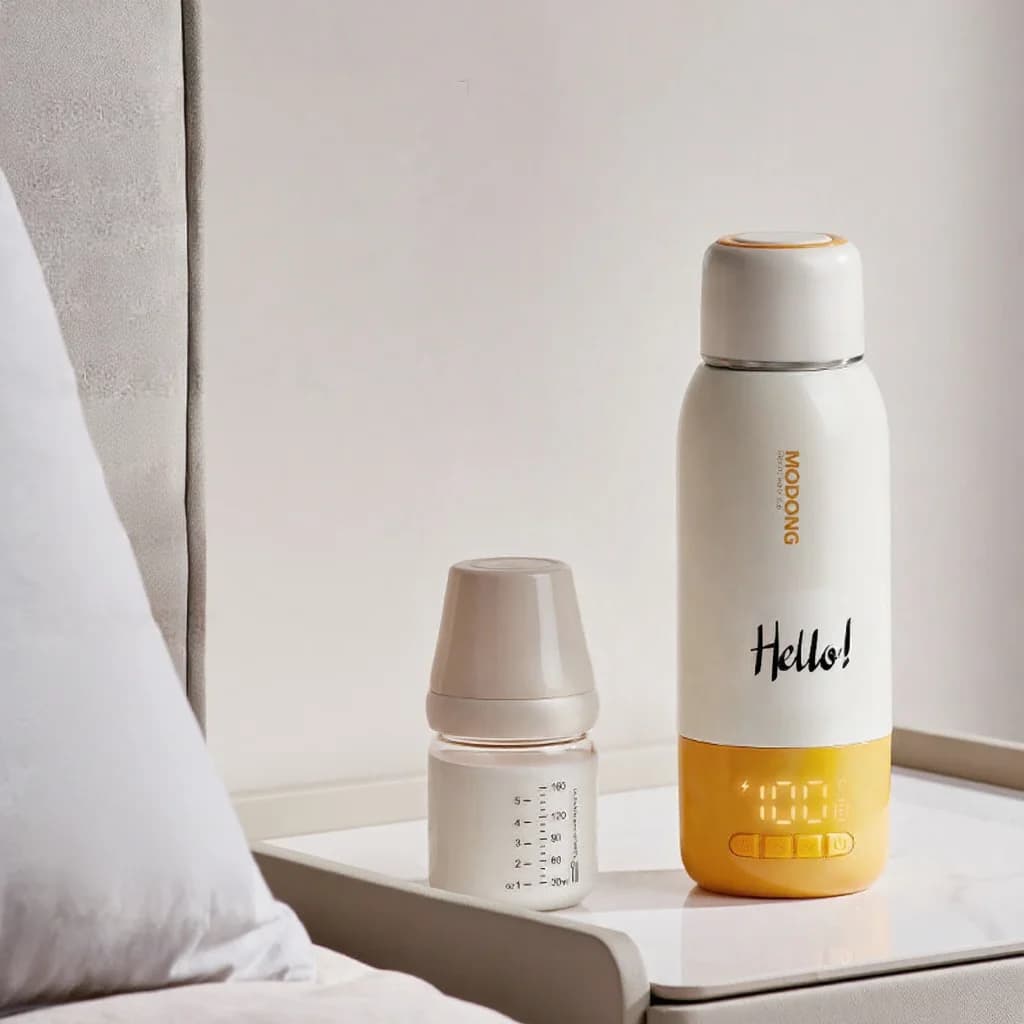 Cốc đun sữa bột cho bé 550ml Ultra, cắm điện đun sôi + giữ ấm không dây