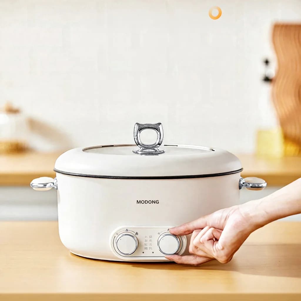 Nồi lẩu điện điều khiển kép 6L dung tích lớn chống dính