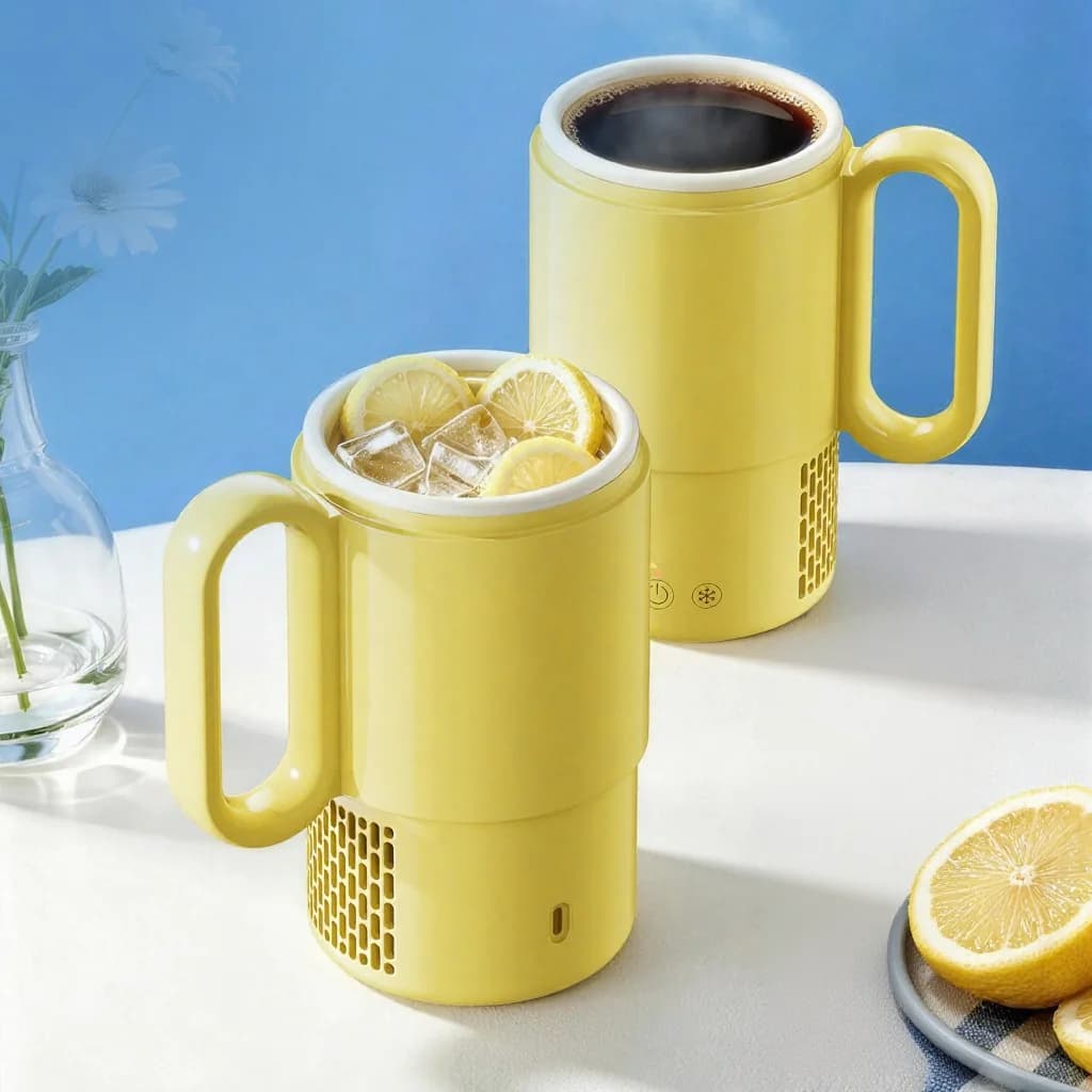 Cốc di động làm nóng và làm mát 450mL 36W điều khiển cảm ứng