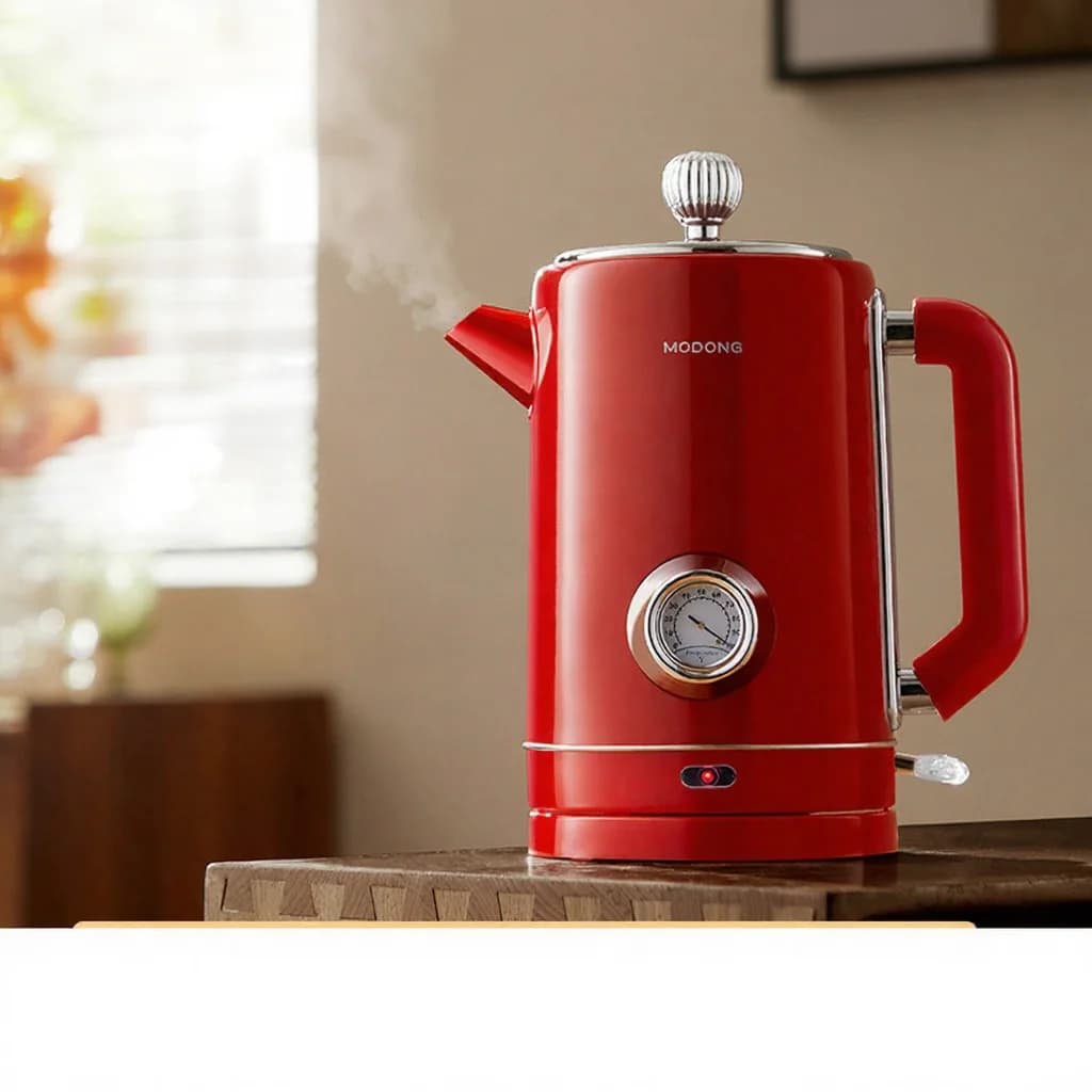 Ấm đun siêu tốc inox 304 1.8L giữ ấm 1500W
