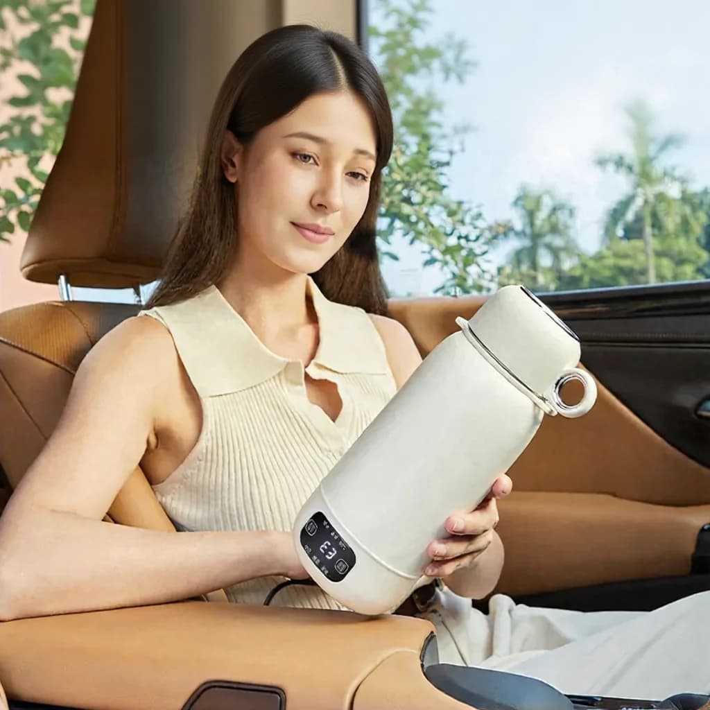 Ấm du lịch điện cầm tay 1L bằng thép không gỉ 316