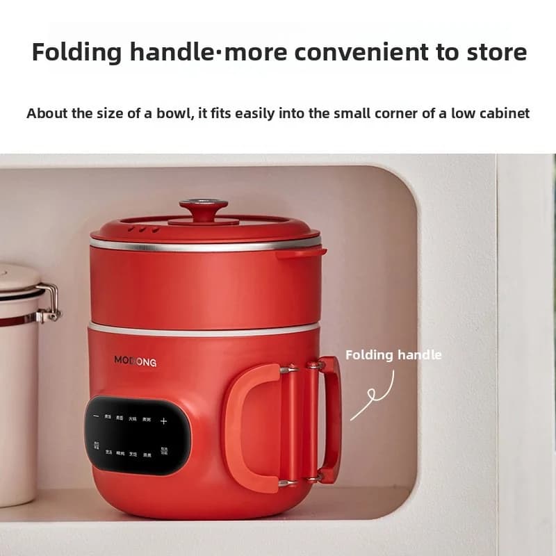 Nồi nấu điện 2.5L kèm xửng hấp và lòng nồi gốm