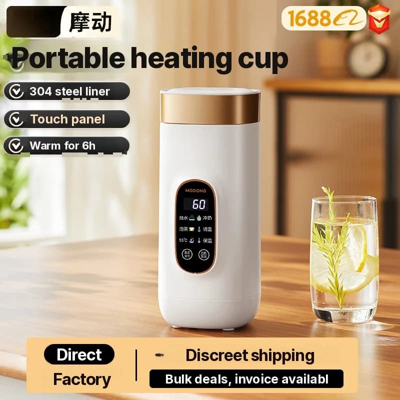 Cốc đun điện cầm tay có kiểm soát nhiệt độ
