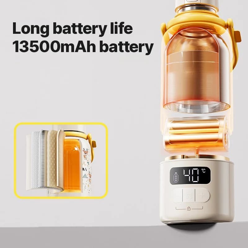 Cốc đun nước điện cầm tay đun sôi 100°C và có bộ điều nhiệt