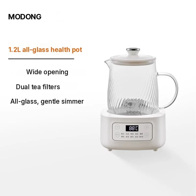 Nồi điện thủy tinh 1-1.5L điều khiển cảm ứng pha trà