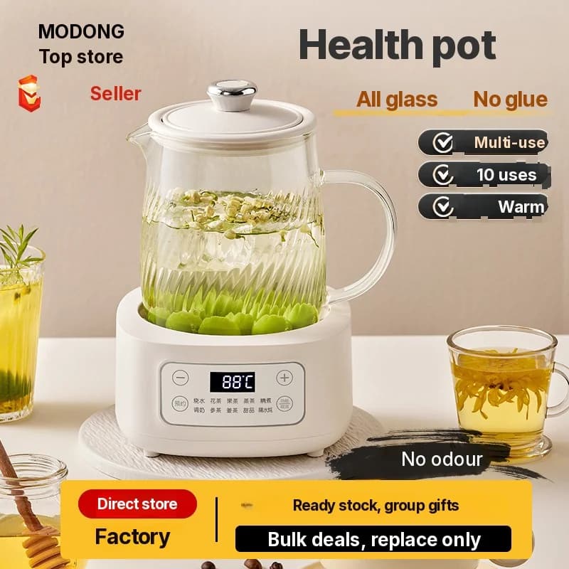 Nồi điện thủy tinh 1-1.5L điều khiển cảm ứng pha trà