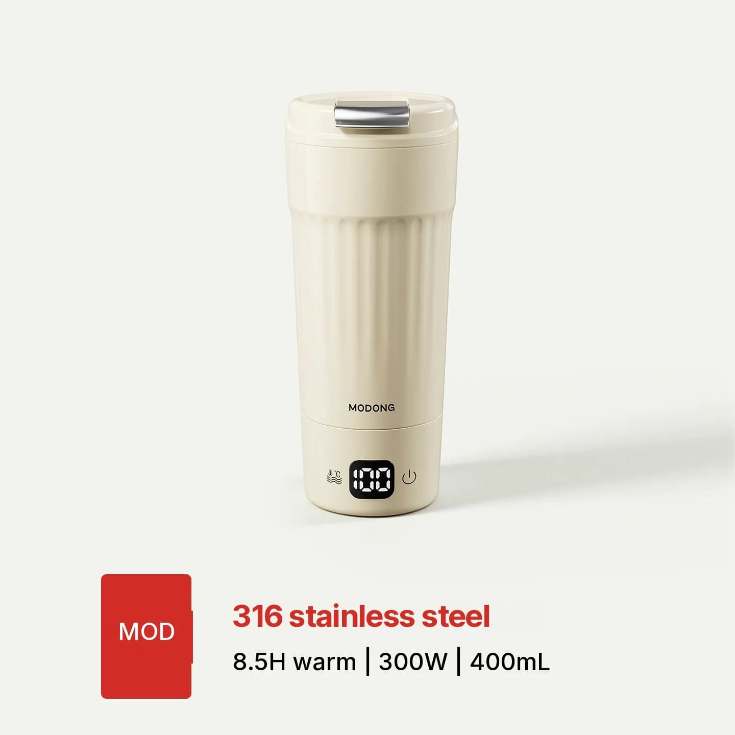 Cốc đun điện di động, 400mL, 7 mức nhiệt