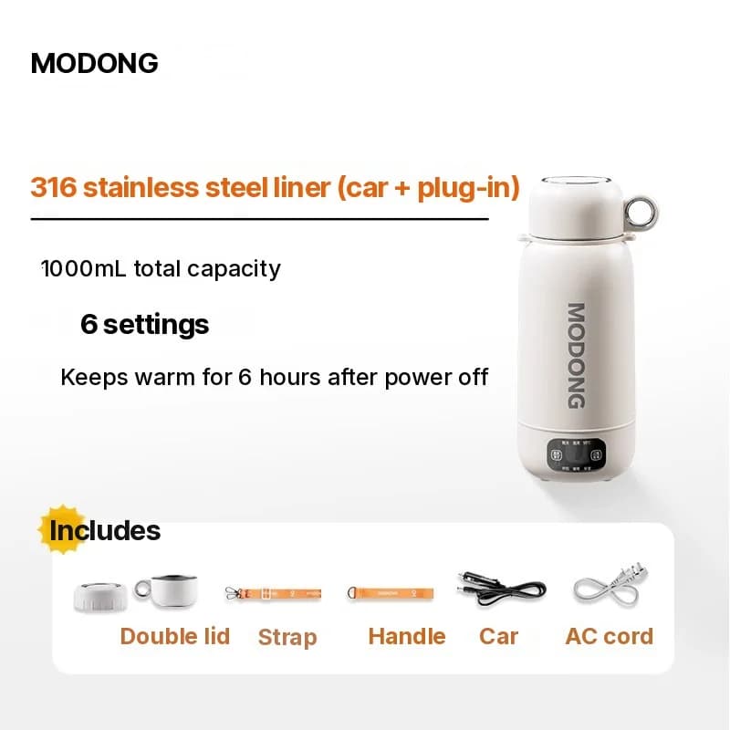 Cốc đun nước điện cầm tay có chức năng giữ ấm