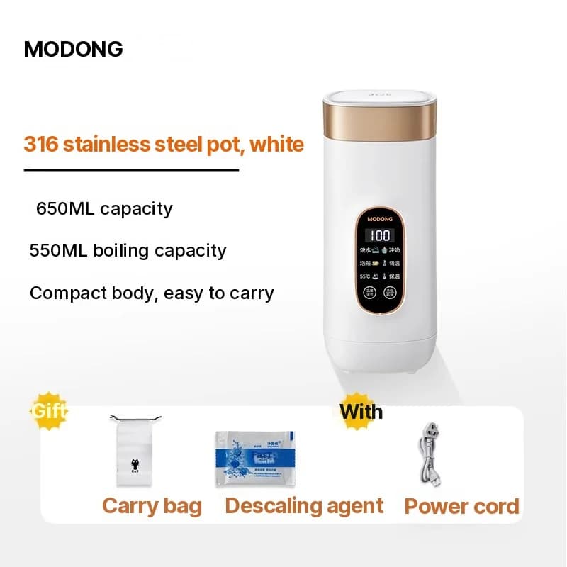 Cốc đun nước điện cầm tay có chức năng giữ ấm