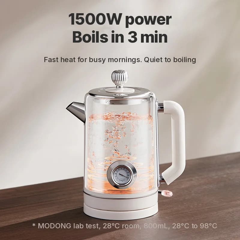 Ấm đun nước điện tự ngắt và giữ ấm 1.8L