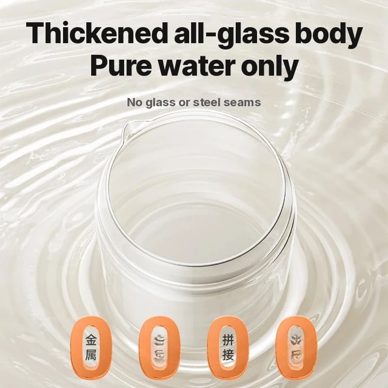 Ấm thuốc điện thân kính điều nhiệt