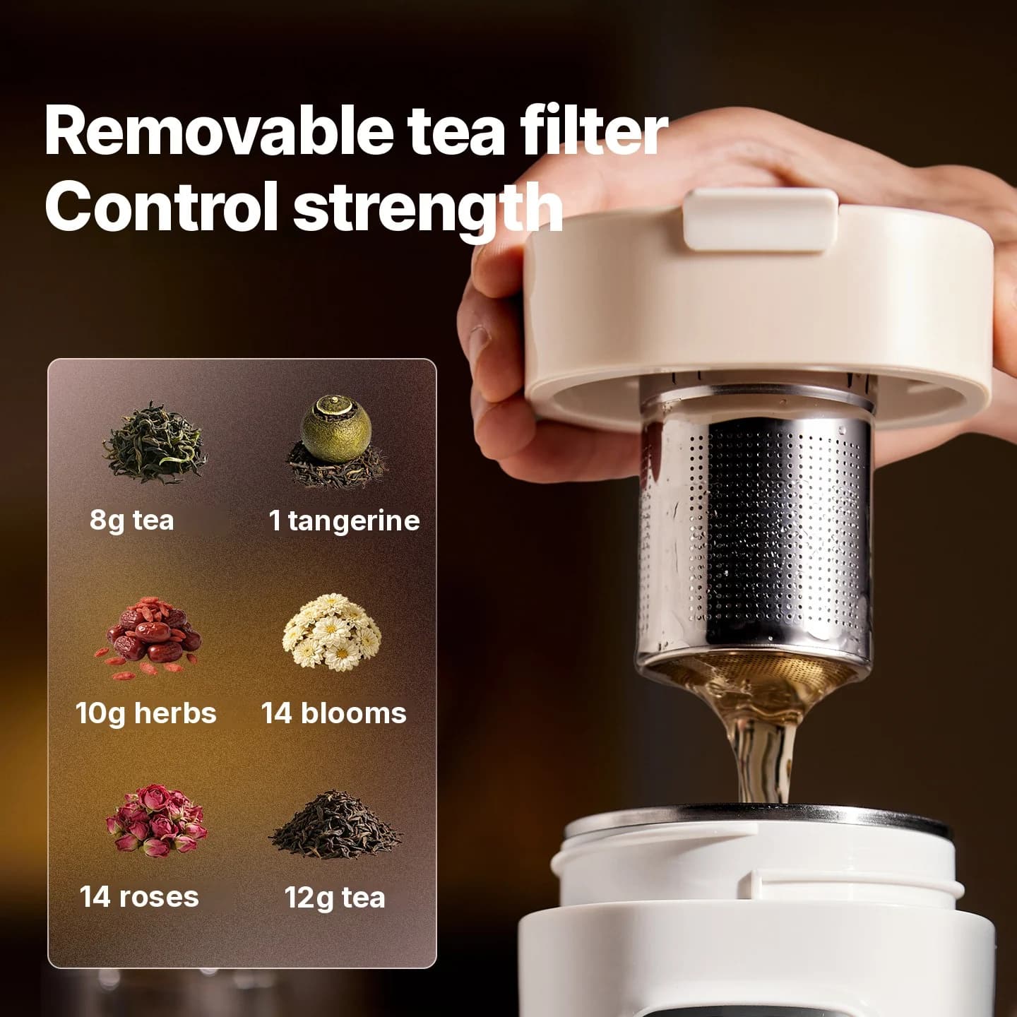 Cốc đun nóng điện cầm tay có điều chỉnh nhiệt độ