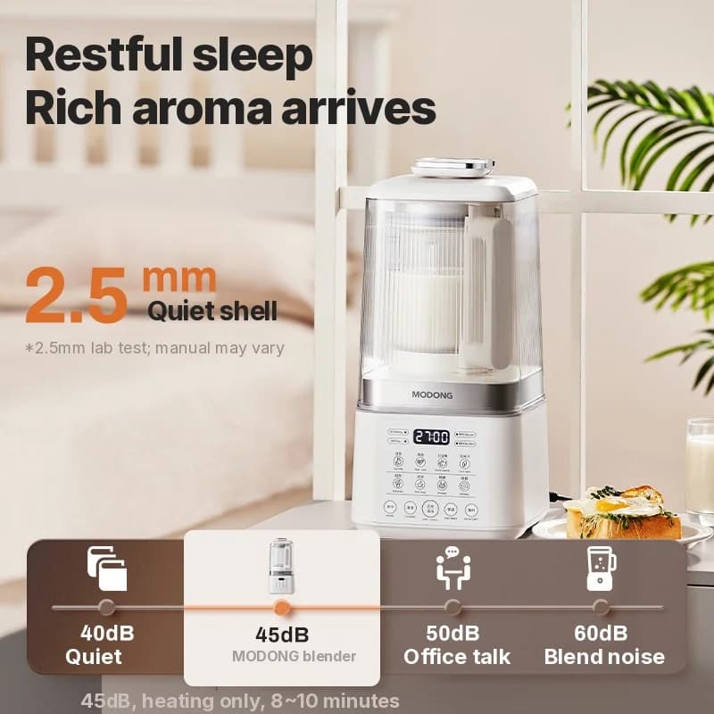 Máy xay nấu có cốc đôi và tự giữ ấm