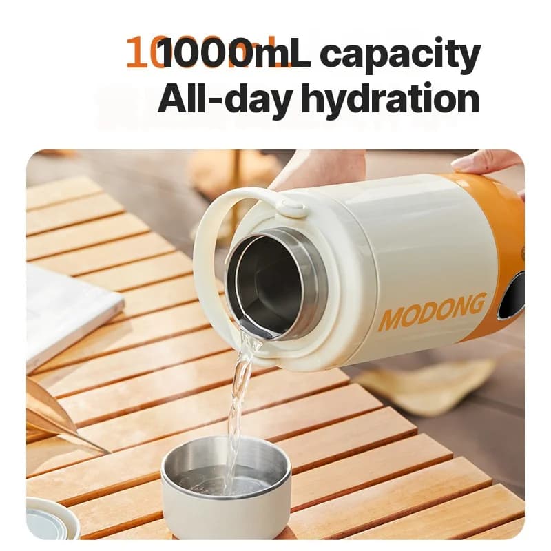 Cốc ấm điện di động 1L bằng thép không gỉ 316