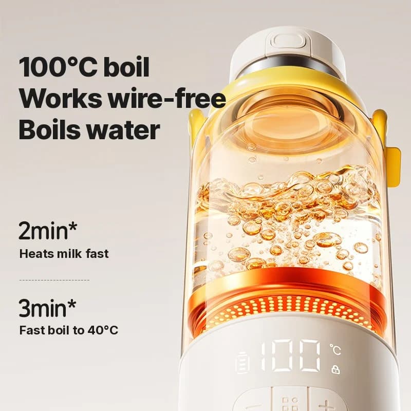 Cốc Đun Nước Điện Di Động Giữ Nhiệt Độ Ổn Định