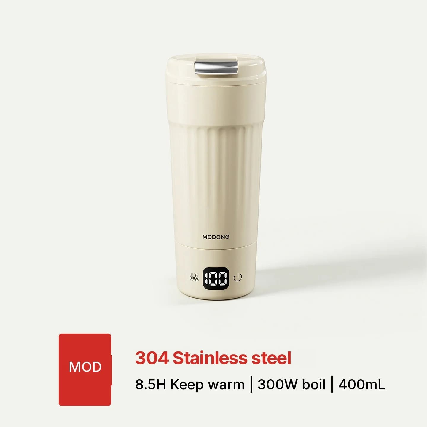 Cốc đun điện di động, 400mL, 7 mức nhiệt