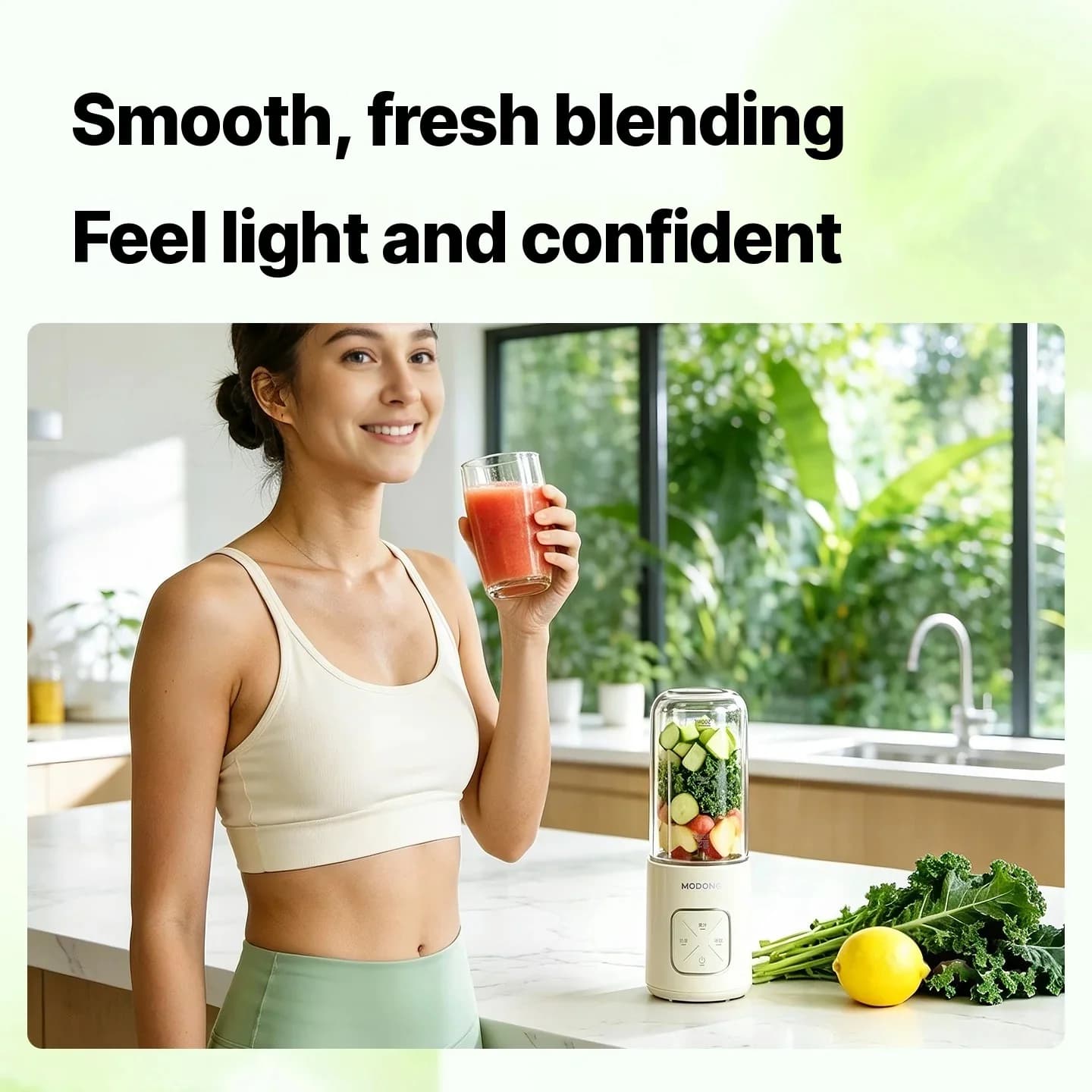 Cốc máy xay sinh tố không dây cầm tay cho nước ép và sinh tố