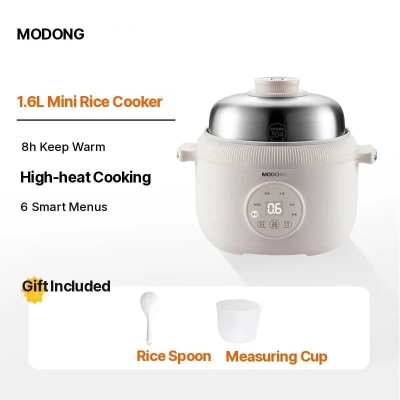 Nồi Cơm Điện Mini 1.6L Với Ruột Gốm