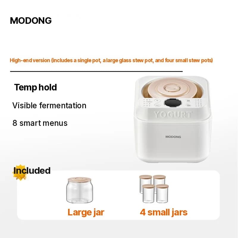 Máy làm sữa chua và lên men tự động, 500-1000ml, 220V