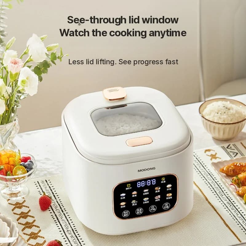 Nồi cơm điện 3L có cửa sổ kính và hẹn giờ