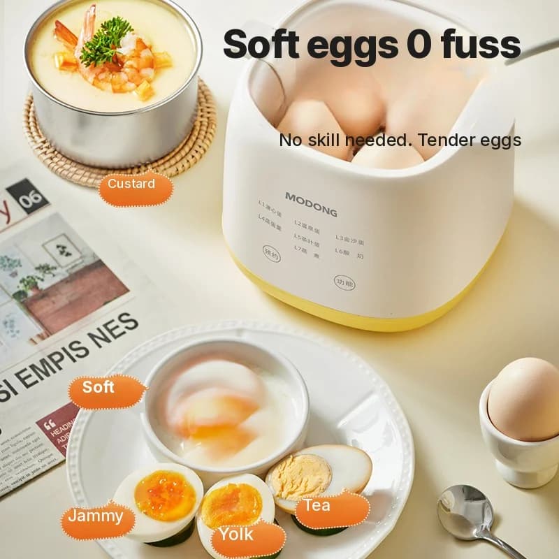 Máy luộc trứng điện 4-6 quả kèm chén hấp trứng