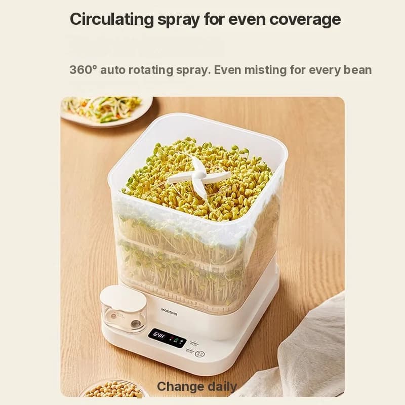 Máy làm giá đỗ điện cho gia đình 1.5L 20W 3 tầng