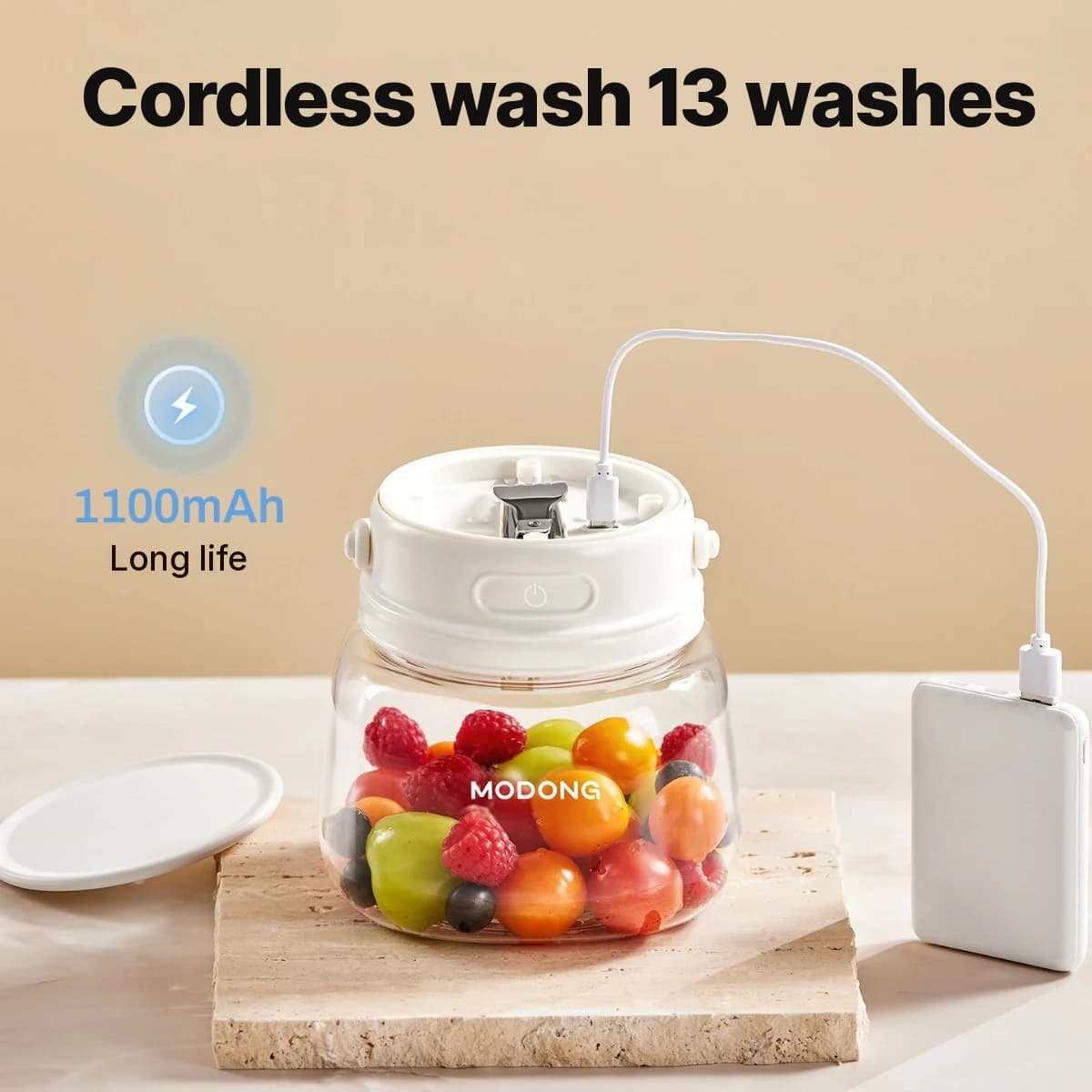 Máy rửa thực phẩm di động cho trái cây và rau củ, 4W