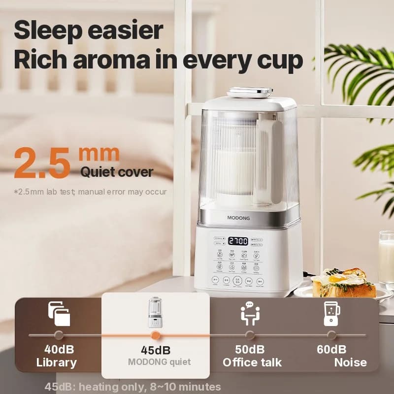 Máy xay nấu nóng cho súp, nước ép, đồ ăn dặm, sữa đậu nành