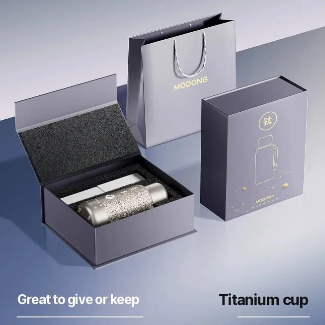 Cốc đun điện titanium cầm tay 1L, ấm du lịch hai chế độ