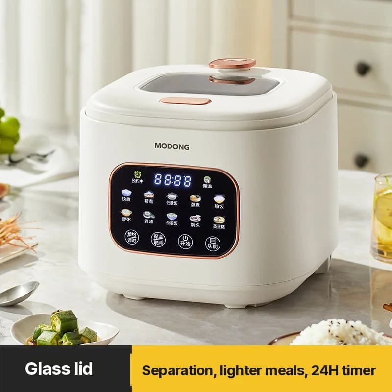 Nồi cơm điện 3L có cửa sổ kính và hẹn giờ