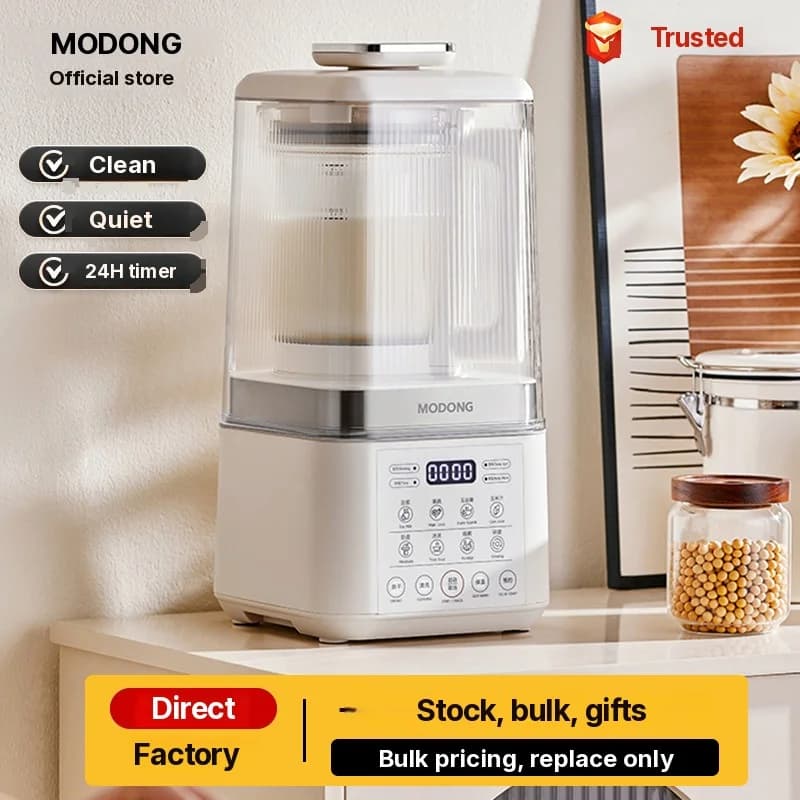 Máy xay gia nhiệt vận hành êm với chức năng giữ ấm